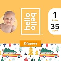 Hello Bello Diapers Jumbo Pack - Size 1 (35ct)- Pattern May Vary