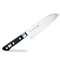TOJIRO JAPAN Professional Santoku Chef Knife VG10 + 13 Chrome Stainless Steel - 6.7 Inc 170mm - Samurai Hand Made