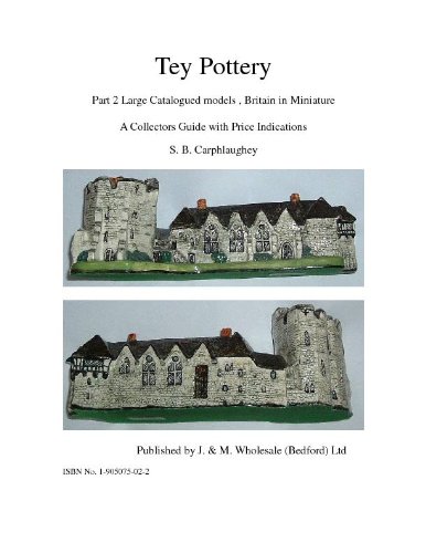 Tey Pottery Part 2 Large Catalogued models , Britain in Miniature A Collectors Guide with Price Indications S. B. Carphlaughey