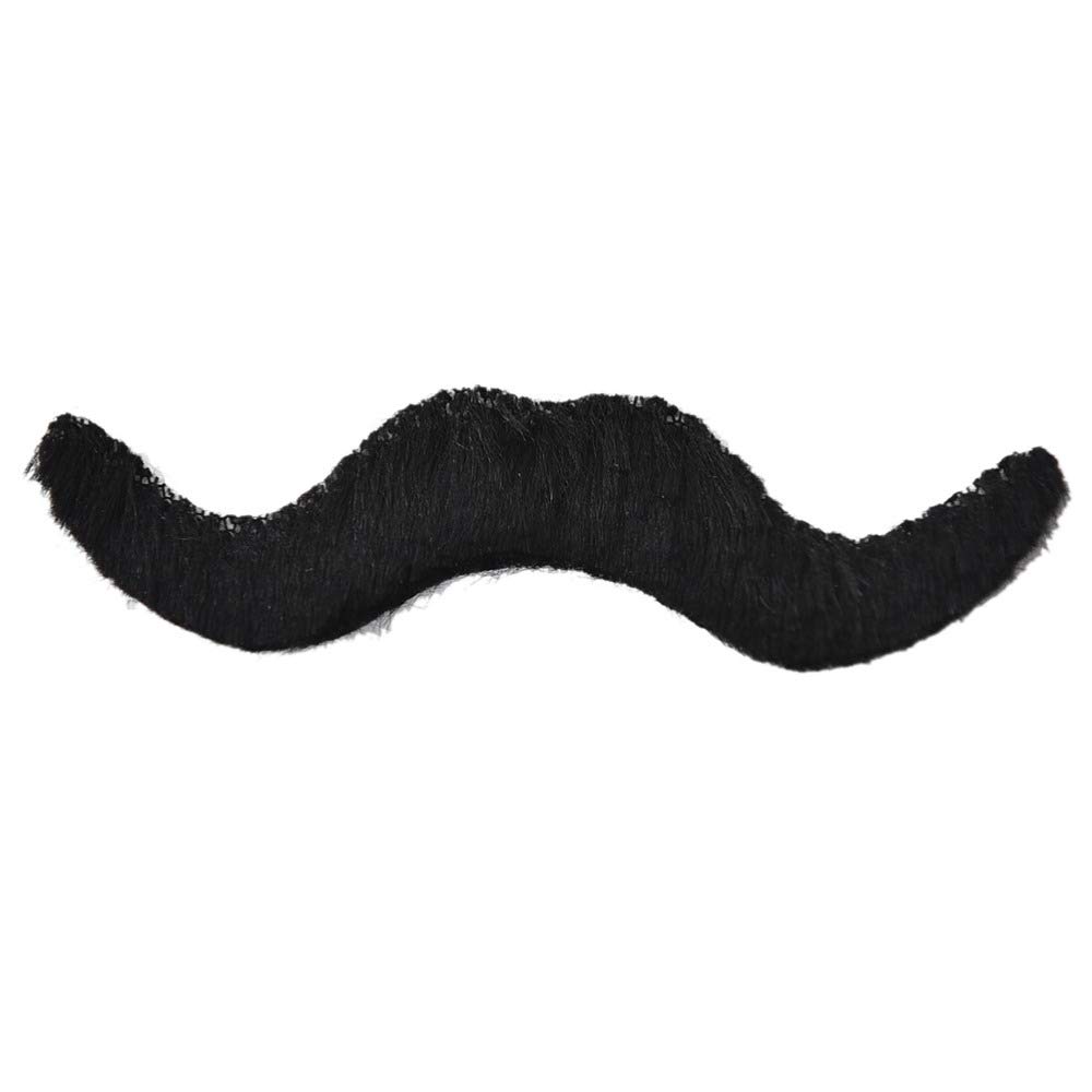 Haawooky 24 PCS Fake Mustaches,Mustache Party,Mustache for Masquerade Party and Performance Black¡­