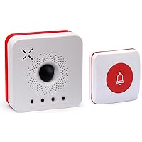 All-in-1 Motion Sensor Alarm Doorbell Entry Chime Caregiver Pager
