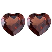 1.05-1.10 Cts of 5 mm AAA Heart Garnet (2 pcs) Loose Gemstones