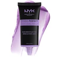 NYX PROFESSIONAL MAKEUP Studio Perfect Primer, Vegan Face Primer - Lavender (Color-Correcting)