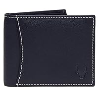 Brown Leather Men's Wallet (699699), NEW BLUE NAPPA, Contemporary