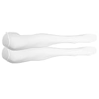 NuVein Surgical Stockings, 18 mmHg Support for Embolic Recovery, Medical Unisex Fit, Thigh High, Open Toe, White, X-Large