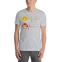 Dogecoin Vs. Shiba Inu Coin Heartbeat Doge Hodler Millionaire Doge Meme Unisex T-Shirt
