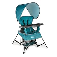 Go with Me Venture Portable Chair | Indoor and Outdoor | Sun Canopy | 3 Child Growth Stages | Teal