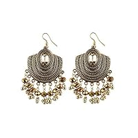 Indian Traditional with Bollywood Style Touch Stylish Golden Oxidised Earrings for Girls Stylish hangings By Indian Collectible