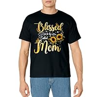 Blessed To Be Called Mom Sunflower Butterfly Mothers Day T-Shirt