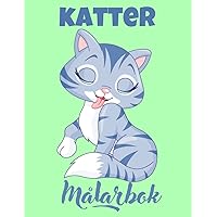 katter Målarbok (Swedish Edition)