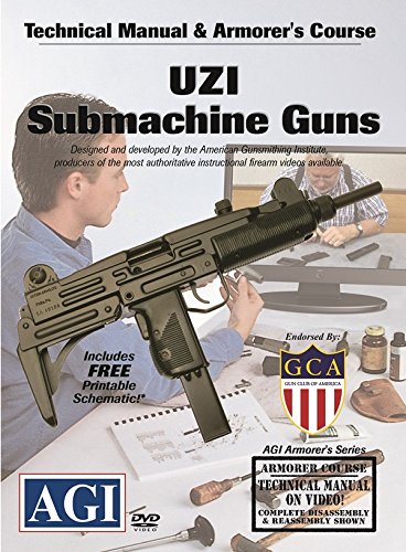 American Gunsmithing Institute Armorer’s Course Video on DVD for Uzi Submachine Guns - Technical Instructions for Disassembly, Cleaning, Reassembly...