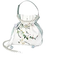 Embroidery Bag Fairy Pearl Tassel Handbag Flashy Ancient Purse Shoulder Bags
