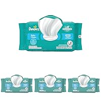 Pampers Baby Clean Wipes, Baby Fresh Scented, 1 Flip-Top Pack (72 Wipes Total) (Pack of 4)