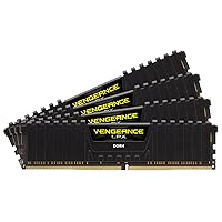 Vengeance LPX 128GB (4x32GB) DDR4 3200(PC4-28800) C18 1.35V Desktop Memory - Black