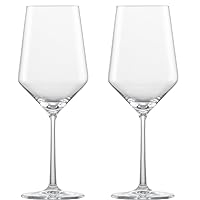 ZWIESEL GLAS m122315 Wine Glass, Pure for Red Wine (Bordeaux), Cabernet 2 Pieces, Machine Made