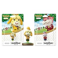 Animal Crossing 2 Pack Set [Isabelle Winter Outfit/Lottie] Series for Nintendo Switch -Switch Lite -WiiU- 3DS [Japan Import]