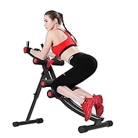 Core & Abdominal Trainers AB Workout Machine Home Gym Strength Training Ab Cruncher Foldable Fitness Equipment