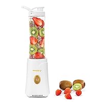 Personal Blender - Creamily Smooth Shakes and Smoothies, BPA-Free 20oz To-Go Cups, Golden Elegance Design, 250W