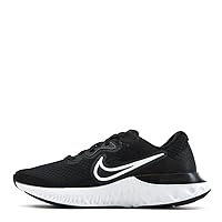 Nike Men's Renew Run 2 Running Shoe, Black Univ Red Dk Smoke Grey White