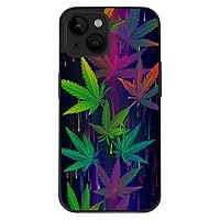 Colorful Weed iPhone 14 Case - Bright Phone Case for iPhone 14 - Graphic iPhone 14 Case