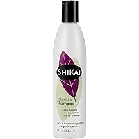ShiKai Volumizing Shampoo (12 oz) | Rich in Botanical Ingredients | Adds Volume, Moisture & Texture to Fine or Thin Hair | Extra Gentle Cleansing