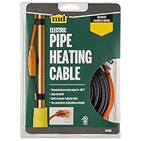 M-D Building Products 64428 18-Foot Pipe Heating Cable with Thermostat