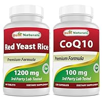 Best Naturals Red Yeast Rice 1200 Mg & COQ10 100 mg