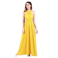 Women’s Bridesmaid Dress Transformer Convertible Multi Ways Wrap Wedding Cocktail Long Evening Dress Formal Ball Gown