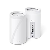 Deco BE33000 Quad-Band WiFi 7 Mesh System (Deco BE95) for Whole Home Coverage up to 7800 Sq.Ft with AI-Driven Smart Antennas, 10G Multi-Gig Ethernet ports, Replaces Router and Extender(2-pack)