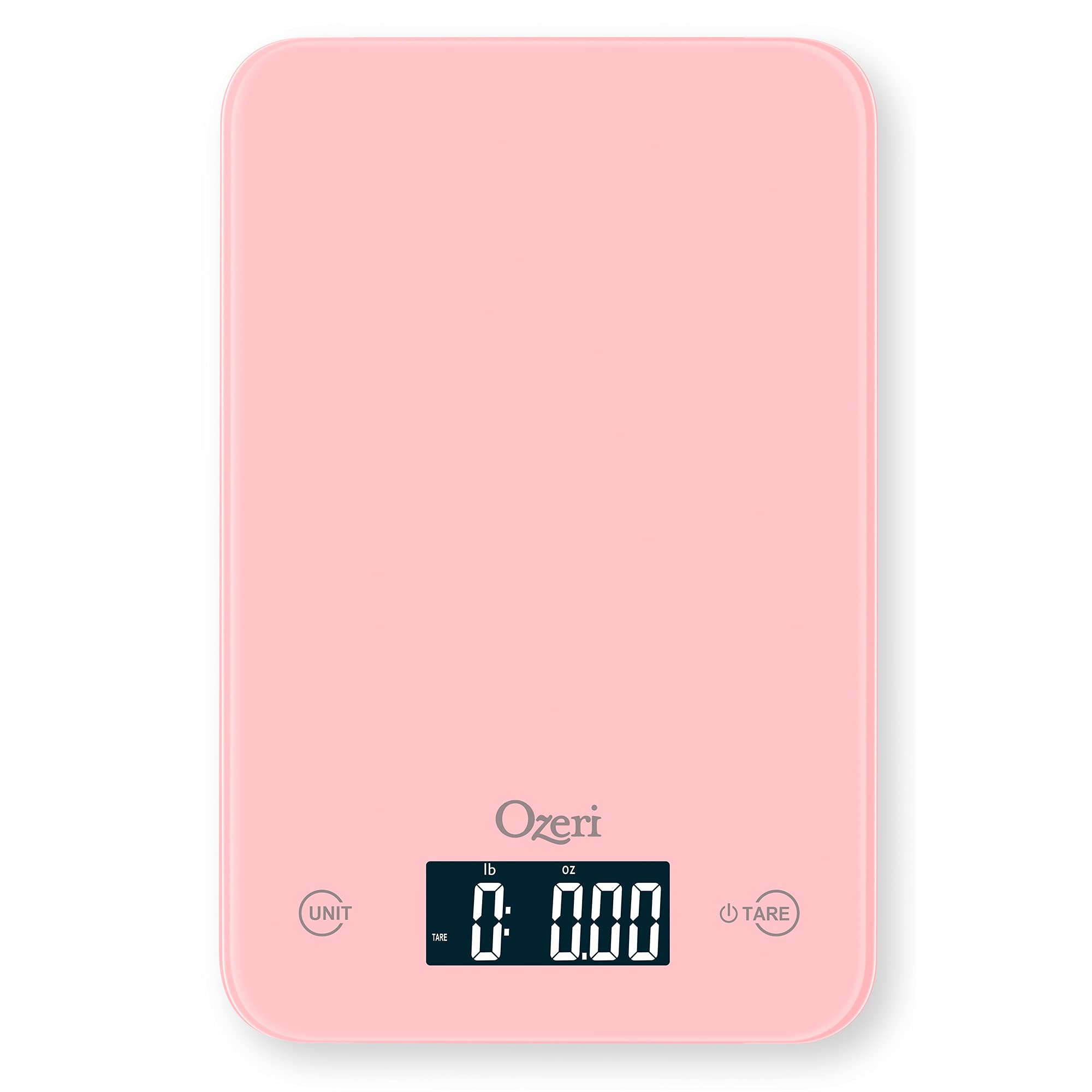 Ozeri Touch Professional Digital Kitchen Scale, (12 lbs Edition), Crystal Rose