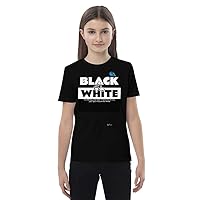 Organic Cotton Kids t-Shirt, kr8vsosllc, Black and White, Day and Night