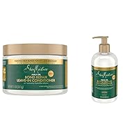 SheaMoisture Bond Repair Leave-In Conditioner 11 oz & Conditioner 13 oz to Strengthen Hair with Amla Oil
