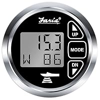 Faria 13752 Chesapeake Stainless Steel Depth Sounder with Air and Water Temperature (Transom Mounted Transducer) - 2
