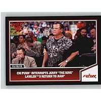 2013 Topps Best of WWE #60 CM Punk interrupts Jerry The King Lawler's Return to Raw