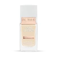 FLOWER BEAUTY By Drew Barrymore Light Illusion SPF Foundation - Blendable + Buildable - Natural Finish - Lightweight Formula (Shell)