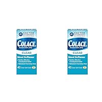 Clear Stool Softener Soft Gel Capsules Constipation Relief 50mg Docusate Sodium Doctor Recommended 42ct (Pack of 2)