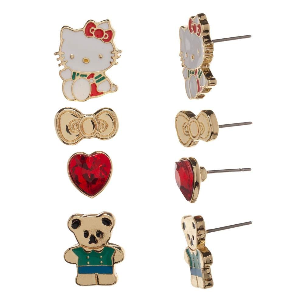 Hello Kitty 4 Pack Earrings Pack