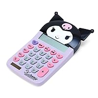 Hello Kitty Calculator Cat SANRIO Kuromi CINNAMOROLL My Melody Girl and Women Calculator Large School Office Home (Purple)