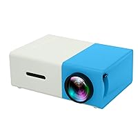 Mini Mini Projector Home led Portable Small Projector HD 1080p,Blue