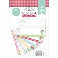 Doodlebug 7163 Made with Love Recipe Cards 4 x 6 Paper Pad