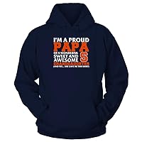 FanPrint Syracuse Orange - I'm A Proud Papa of an Awesome Granddaughter