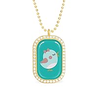 Little Birdie Womens Diamond Necklaces Alloy Pendants Trendy Dainty Jewelry Gifts