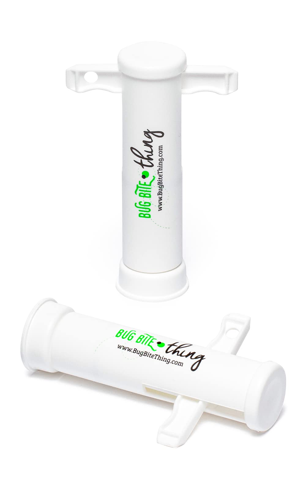 BUG BITE THING Suction Tool, Poison Remover - Bug Bites and Bee/Wasp Stings, Natural Insect Bite Relief - White 2-Pack