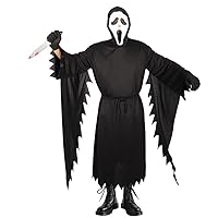 Skull Mask Halloween Performance Suit Set Skull Cloak Three Piece Role Playing Suit