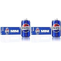 Pepsi Soda, Mini Cans, 7.5 Ounce (Two packs of 10)