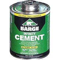Barge Contact Cement Adhesive All Purpose (2oz) with Pixiss Paste Spreaders  (5pcs) - Water Resistant & Toluene-Free Quick Dry Cement - Barge Cement