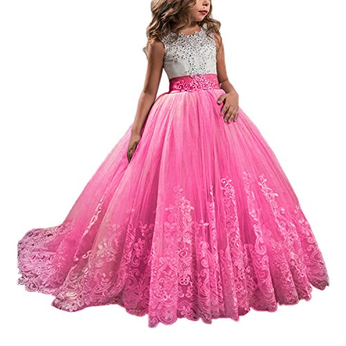 Vintage Flower Girls Dress For Wedding Party Children Princess Pageant Long  Gown Kids Dresses For Girls Formal Evening Clothes | Fruugo NO
