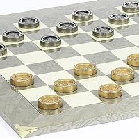 Greenwich Checkers Board & Michelangelo Checkers from Italy & Spain