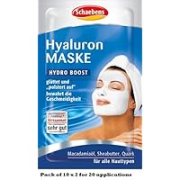 Hyaluron Mask- Pack of 10 - (10 x 2 x 5 ml for 20 Applications)