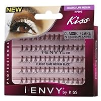 Kiss I Envy Classic Flare Medium Lashes Individual (6 Pack)